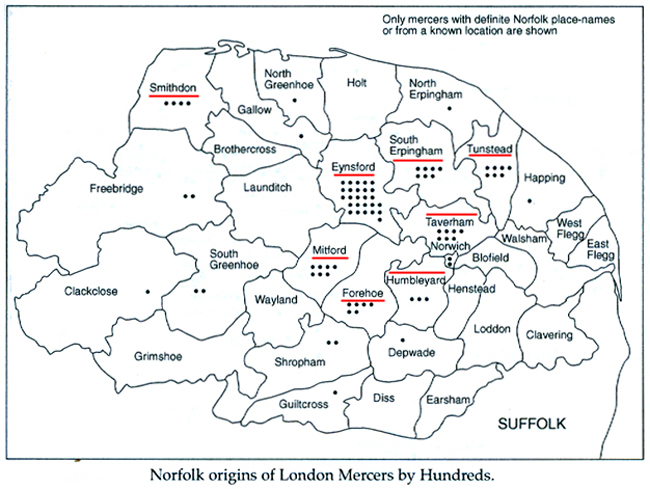 Norfolk Mercer Hundreds